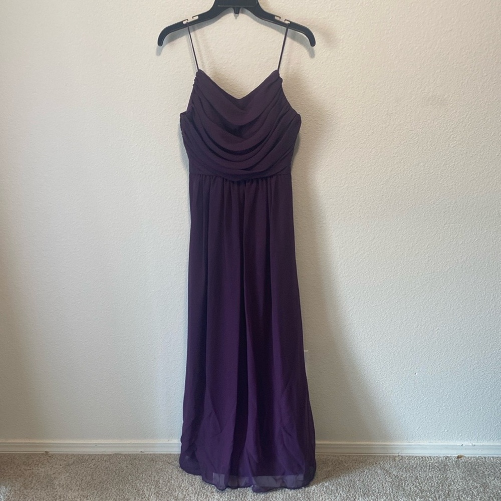 Elegant Purple Evening Gown
